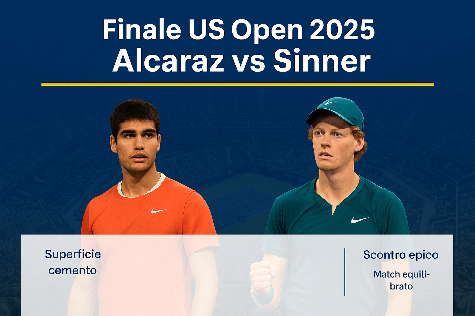 Pronostico Sinner Alcaraz 07 settembre 2025 US open