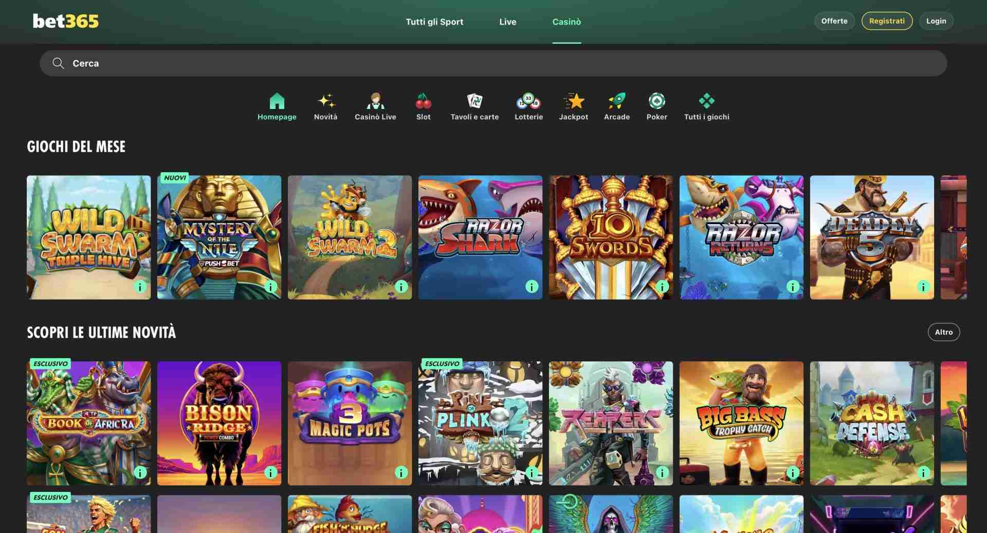 Bonus Benvenuto Bet365 Casino