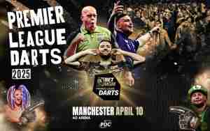 Pronostico Darts Premier League Manchester 10giornata 2025