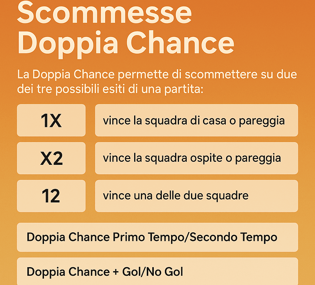 Scommesse Doppia Chance