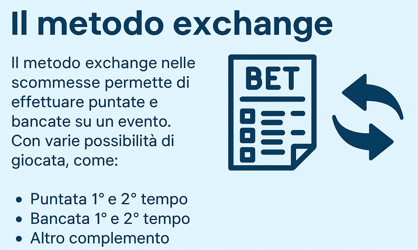 Scommesse Metodo Exchange