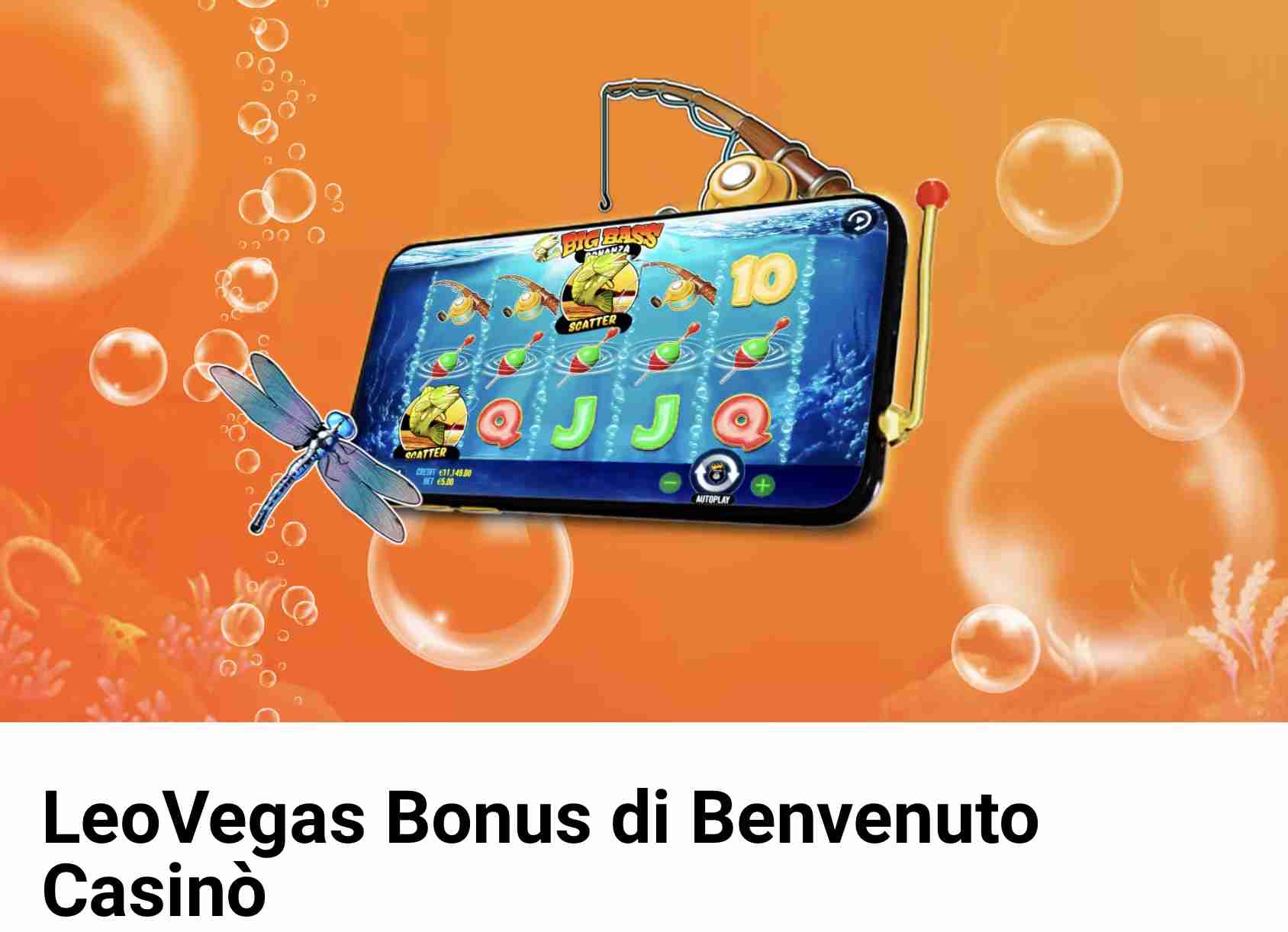 Bonus Benvenuto Leovegas Casino