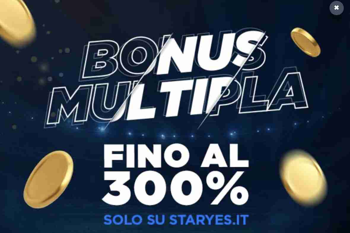 Bonus Benvenuto Staryes Sport