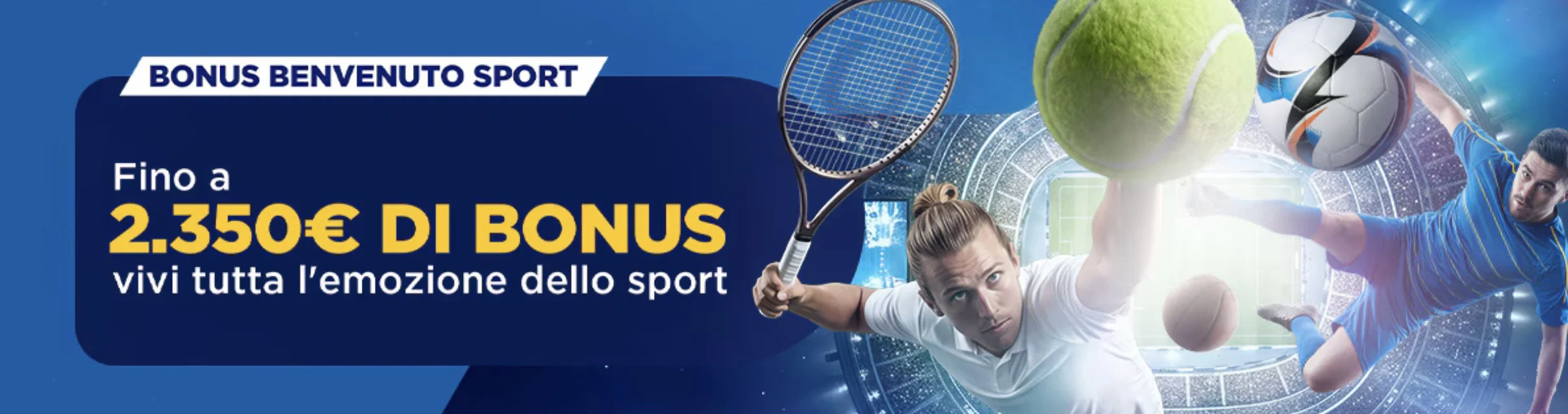 Bonus Benvenuto GoldBet Sport