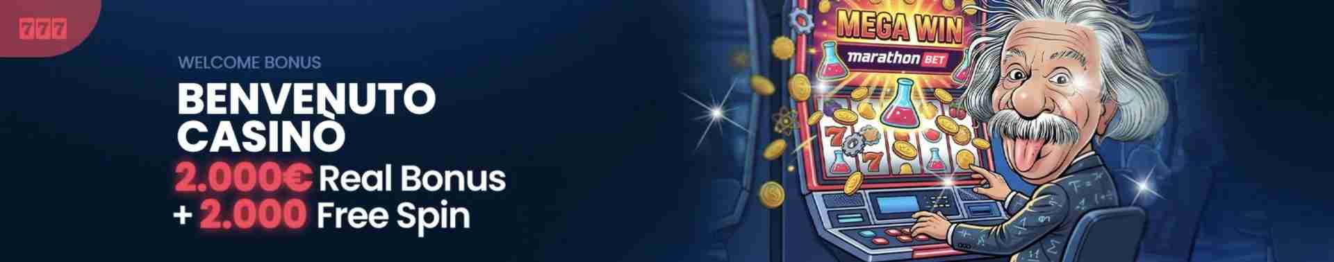 Bonus Benvenuto Marathonbet Casino