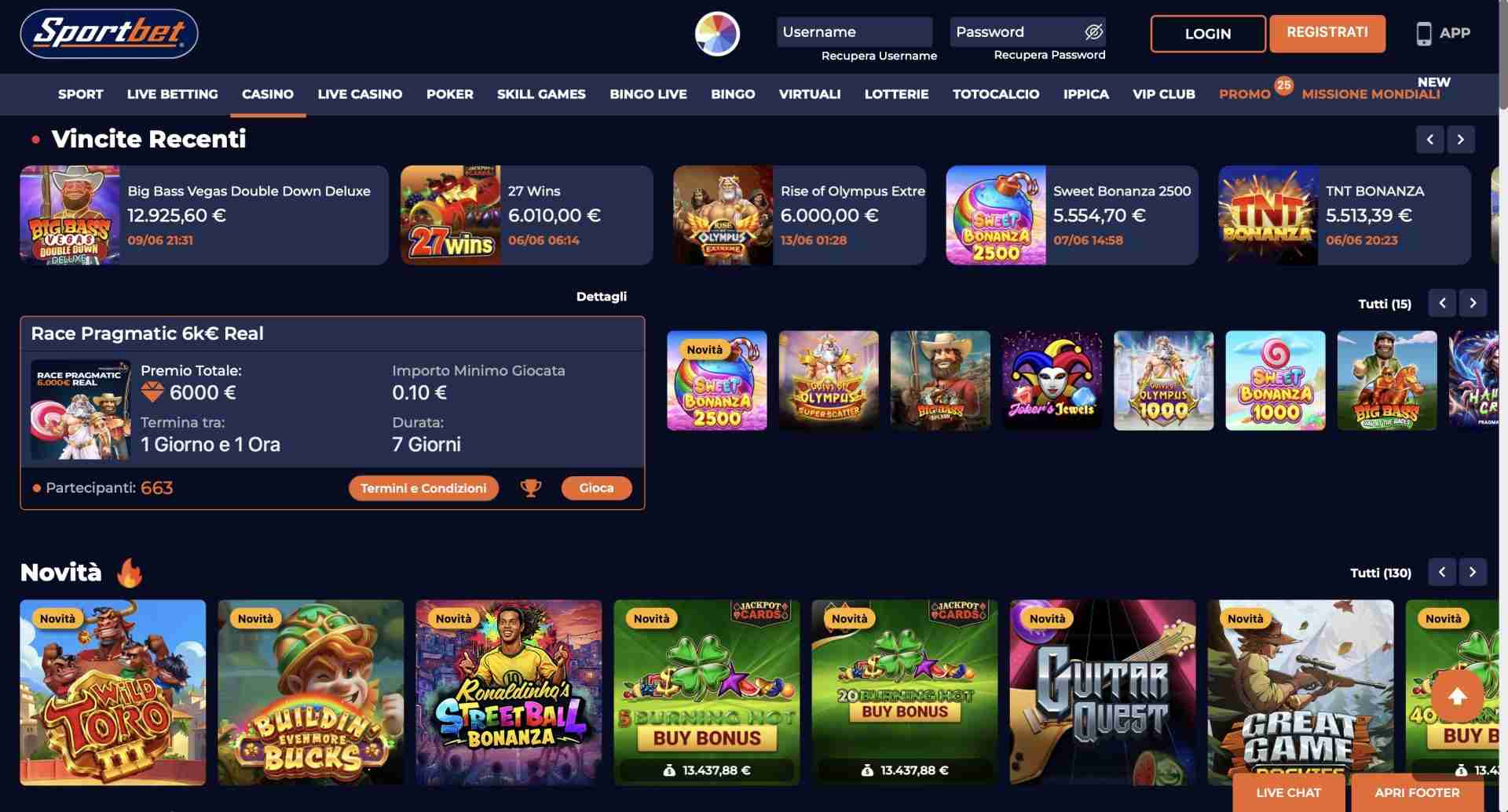 Recensione Sportbet Casino