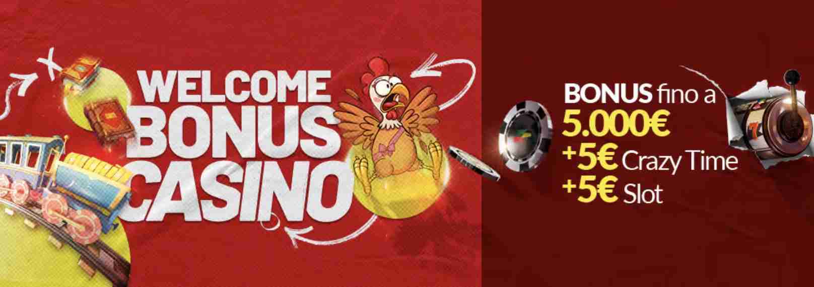 Bonus Benvenuto Eurobet Casino