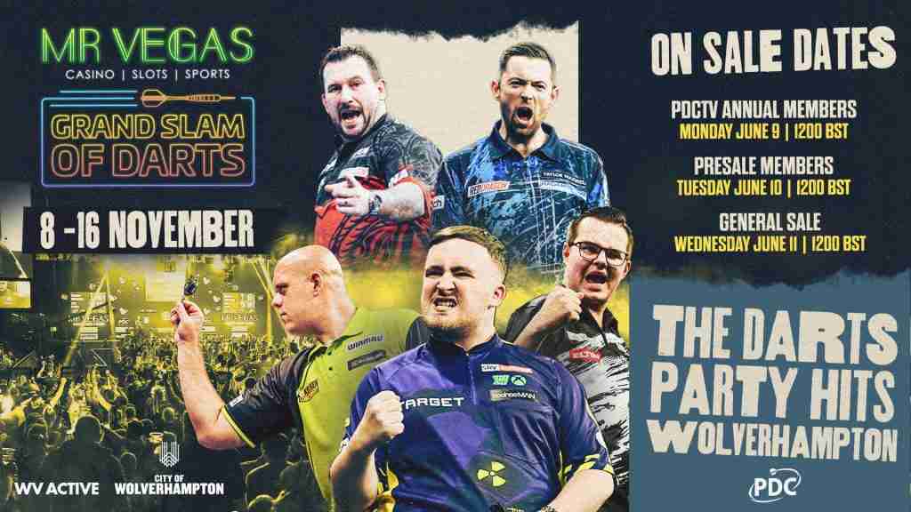 Pronostici Freccette Mr Vegas Grand Slam Darts 2025
