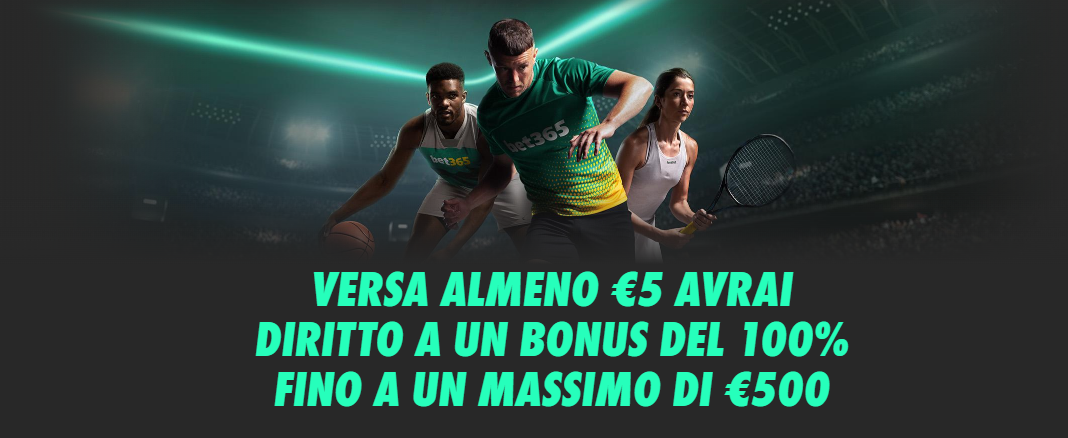 Bonus Benvenuto Bet365 Sport