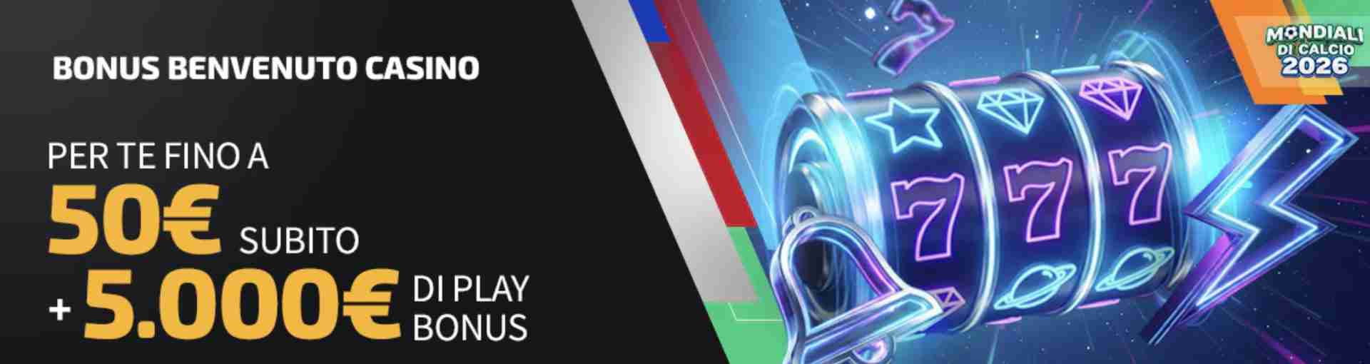 Bonus Benvenuto Planetwin365 Casino