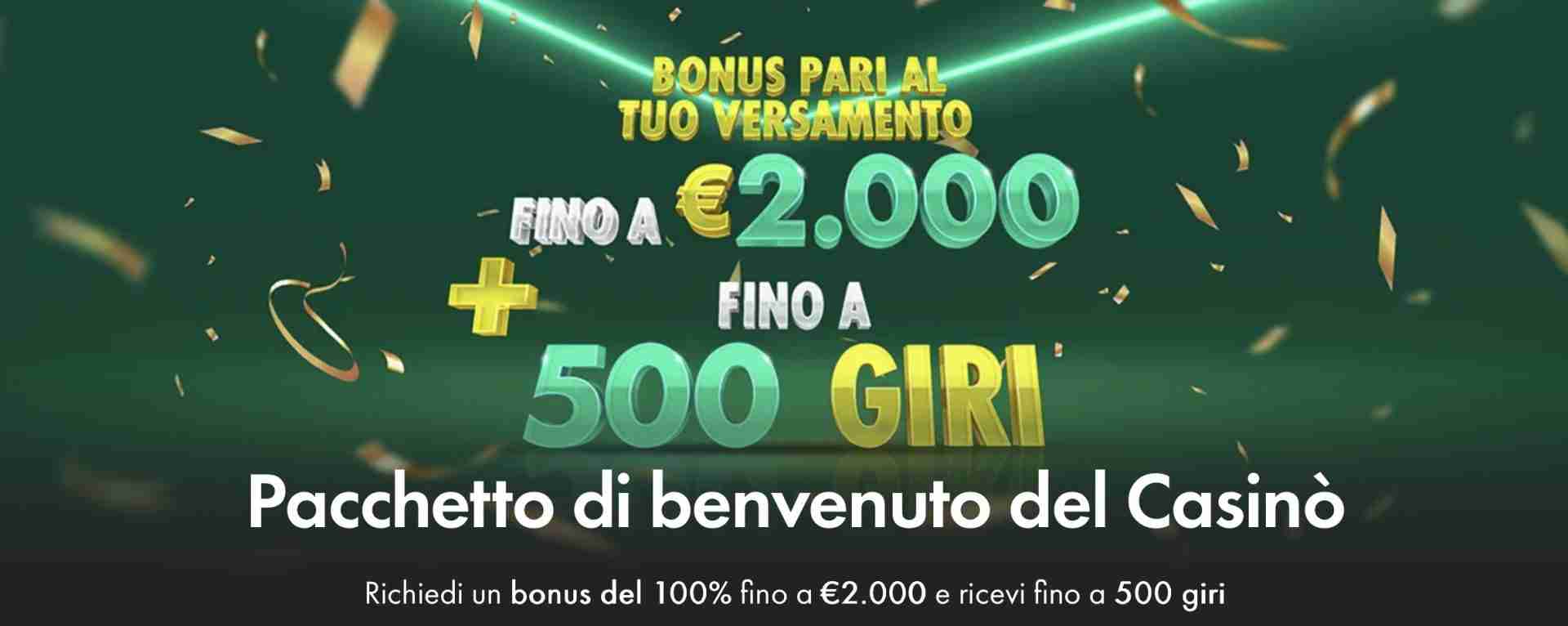 Bonus Benvenuto Bet365 Casino