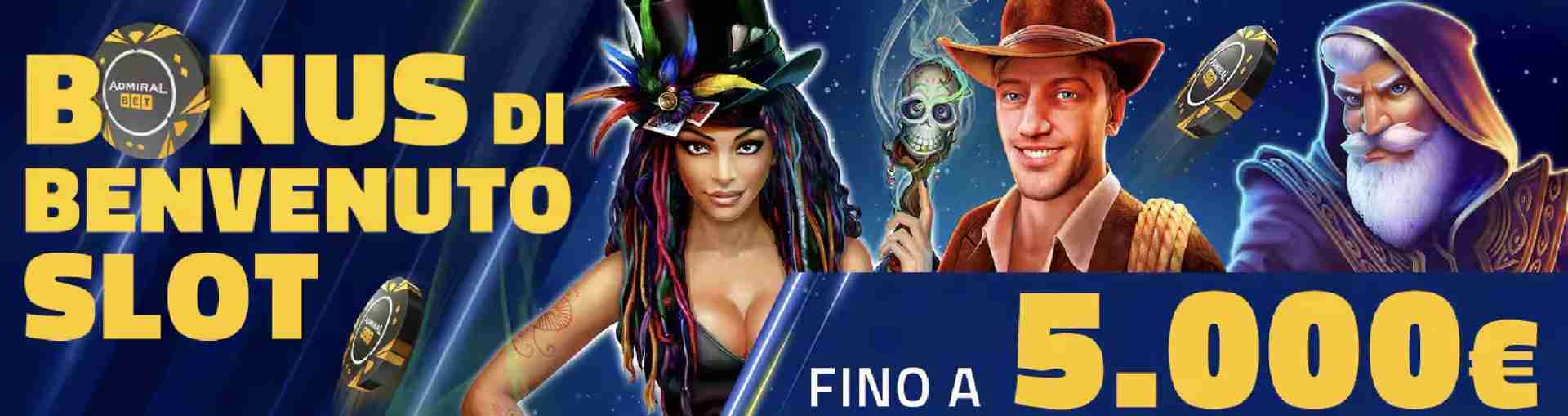 Bonus Benvenuto AdmiralBet
