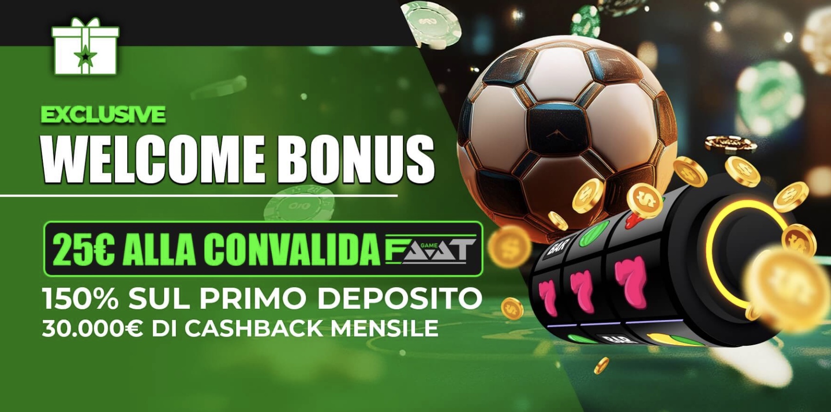 Bonus Benvenuto Betwin360 Casino