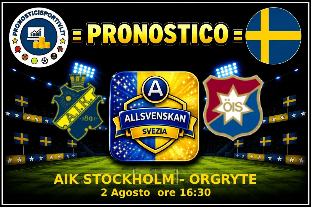 Pronostico AIK Stockholm - Orgryte