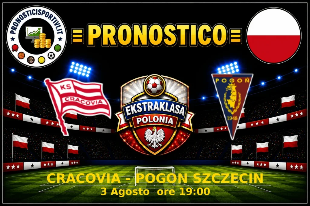 Pronostico Cracovia - Pogon Szczecin
