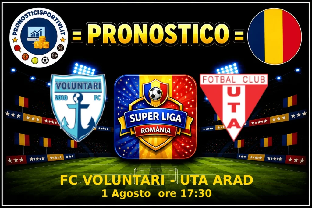 Pronostico FC Voluntari - UTA Arad