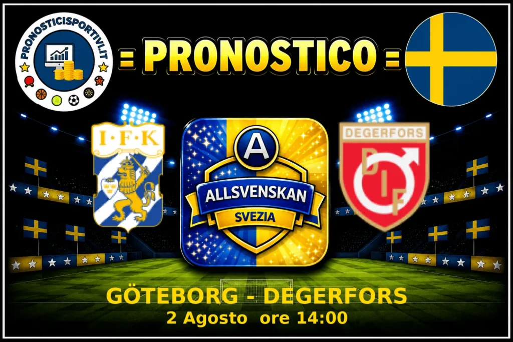 Pronostico Göteborg - Degerfors