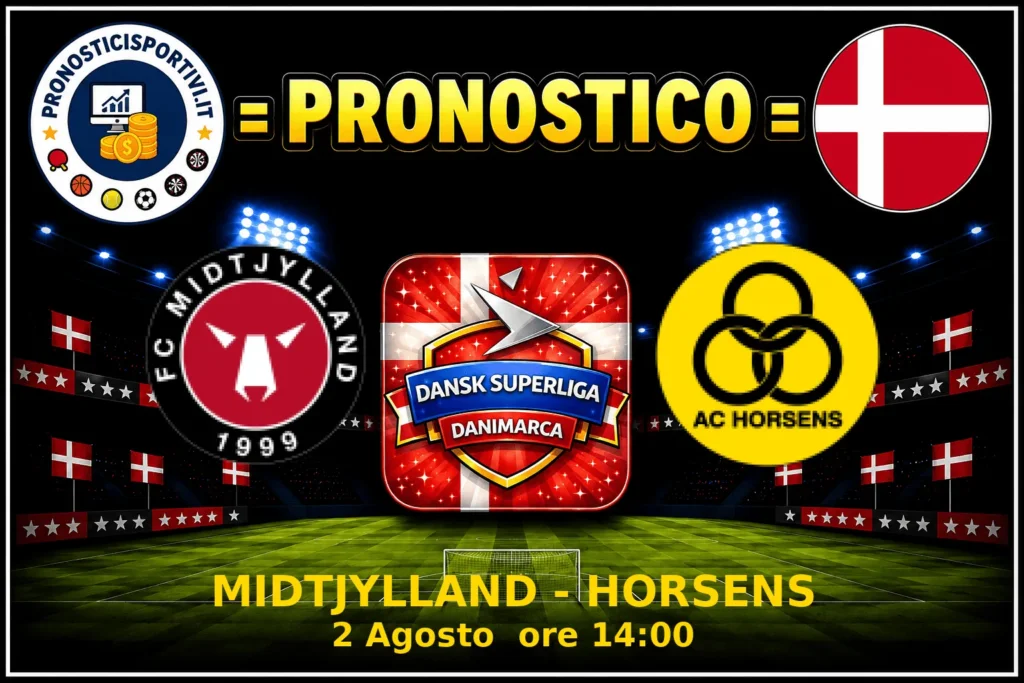 Pronostico Midtjylland - Horsens
