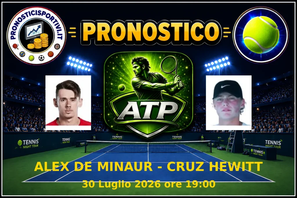 Pronostico Alex De Minaur - Cruz Hewitt