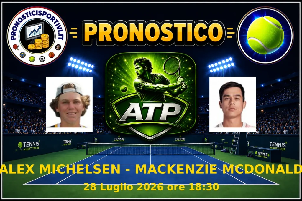Pronostico Alex Michelsen - Mackenzie Mcdonald
