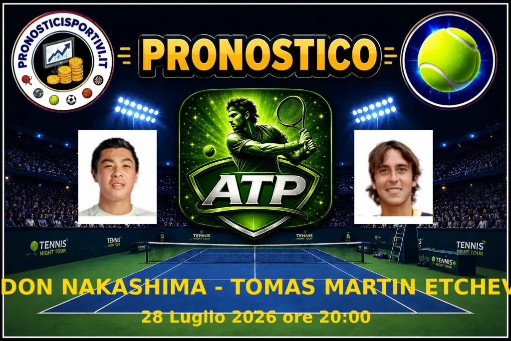 Pronostico Brandon Nakashima - Tomas Martin Etcheverry