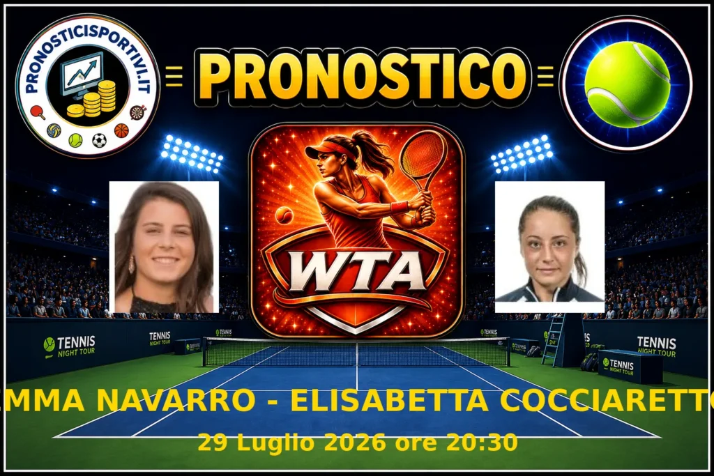 Pronostico Emma Navarro - Elisabetta Cocciaretto