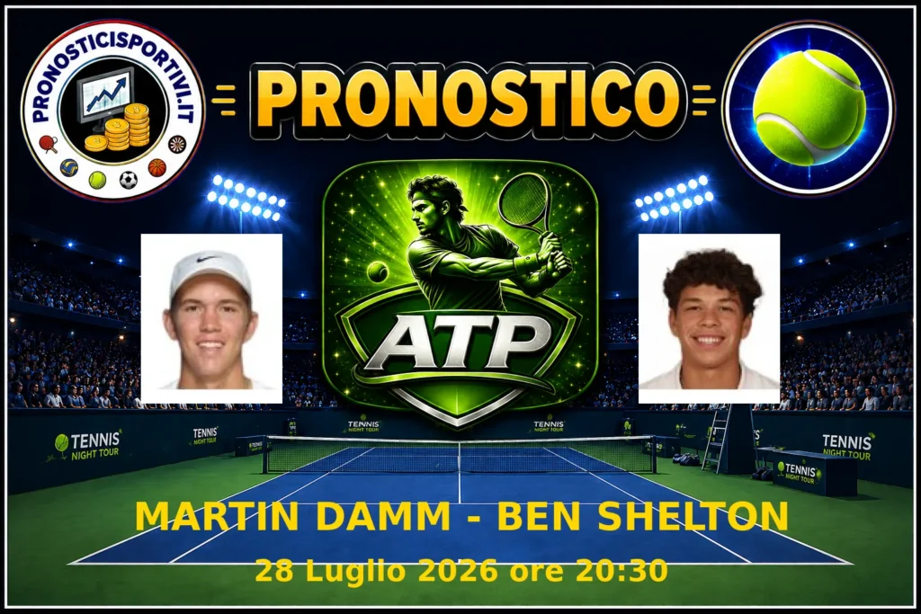 Pronostico Martin Damm - Ben Shelton