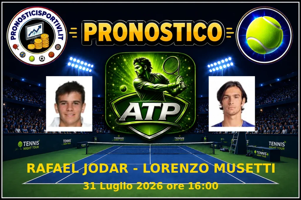 Pronostico Rafael Jodar - Lorenzo Musetti