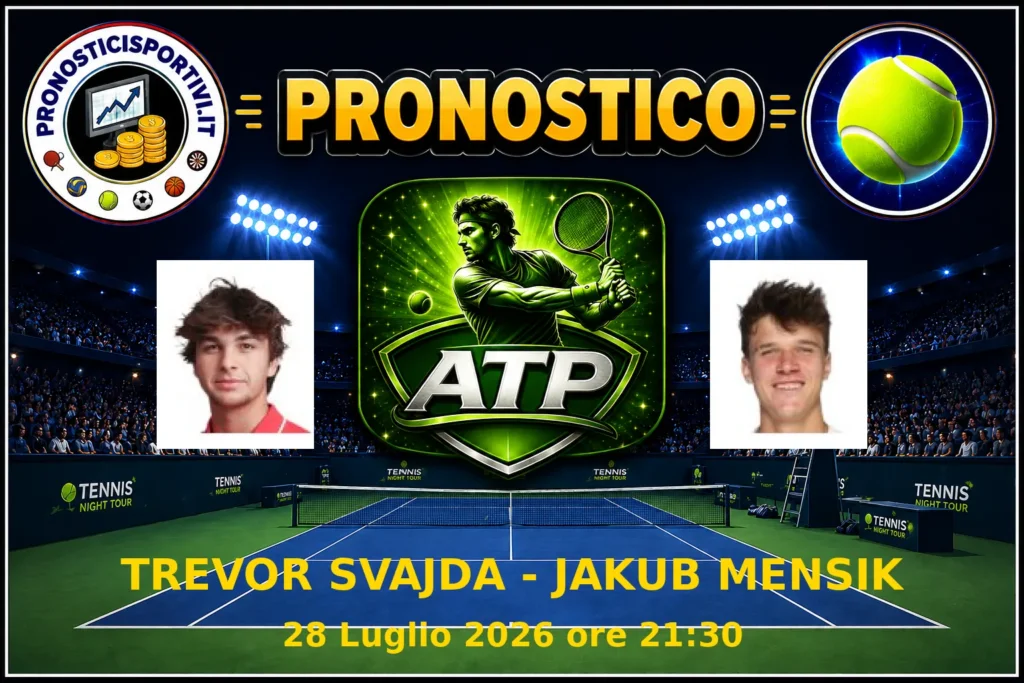 Pronostico Trevor Svajda - Jakub Mensik