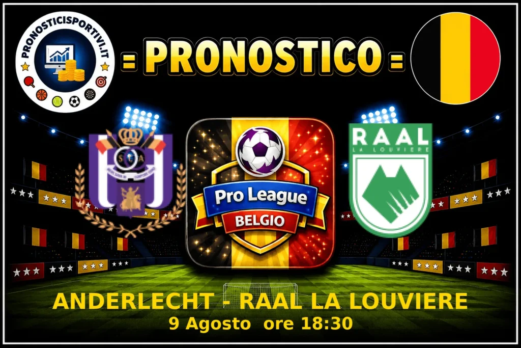 Pronostico Anderlecht - RAAL La Louviere