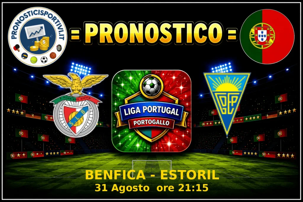 Pronostico Benfica - Estoril