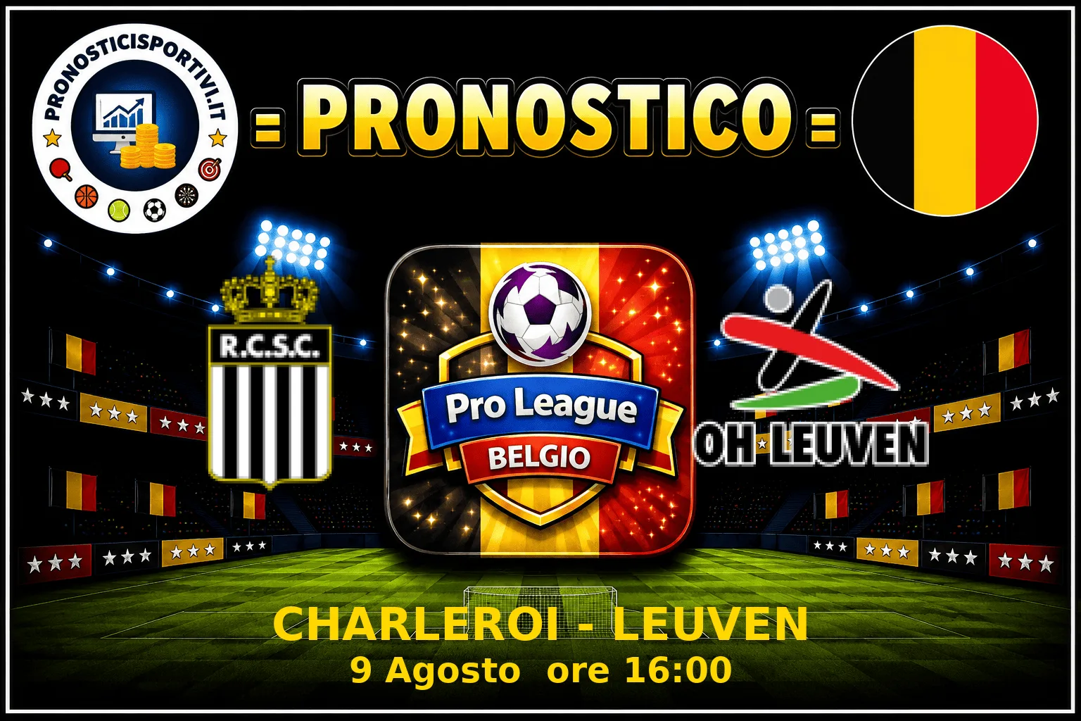 Pronostico Charleroi - Leuven