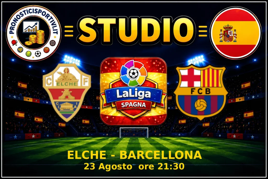 Pronostico Elche - Barcellona