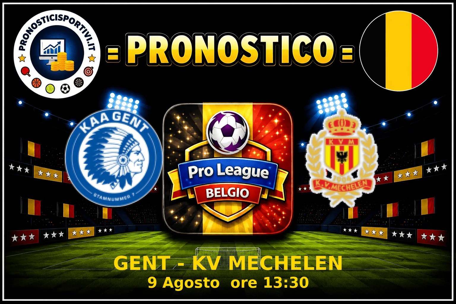 Pronostico Gent - KV Mechelen