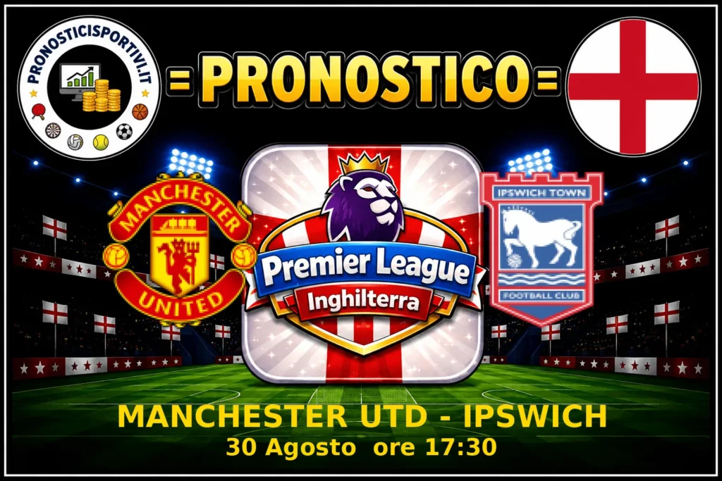 Pronostico Manchester Utd - Ipswich