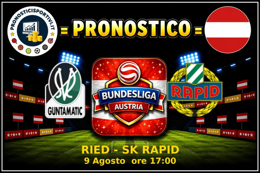 Pronostico Ried - SK Rapid
