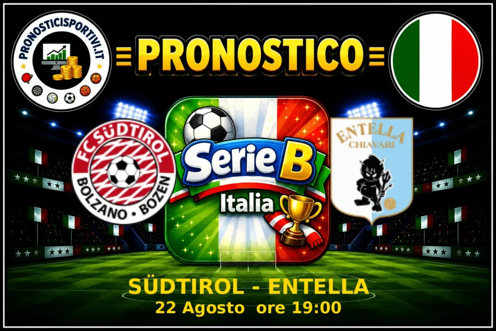 Pronostico Südtirol - Entella