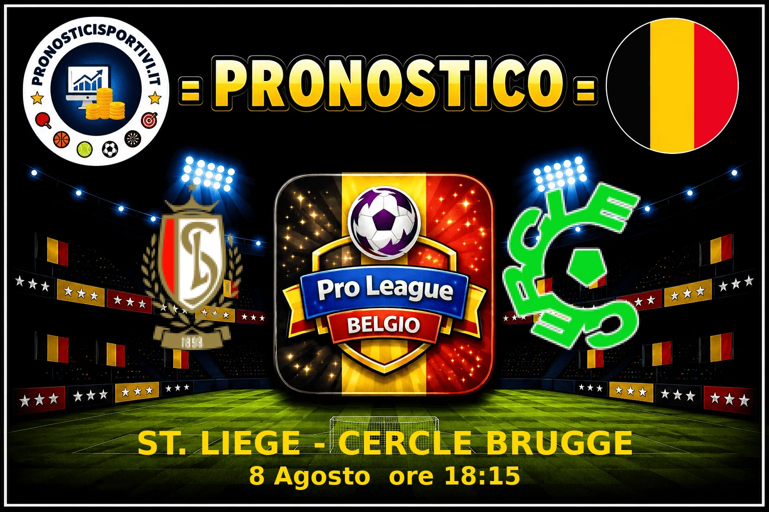 Pronostico St. Liege - Cercle Brugge