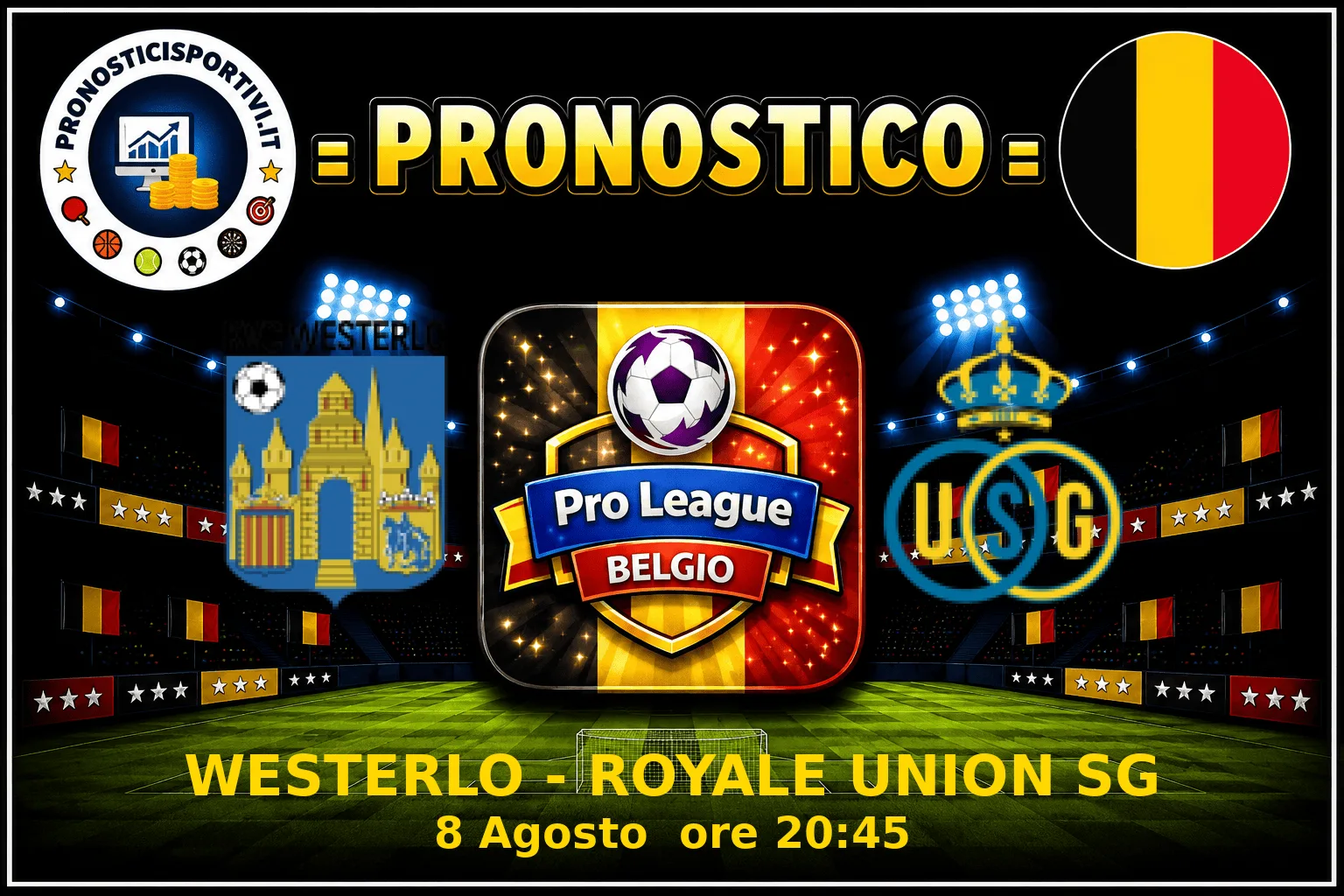 Pronostico Westerlo - Royale Union SG