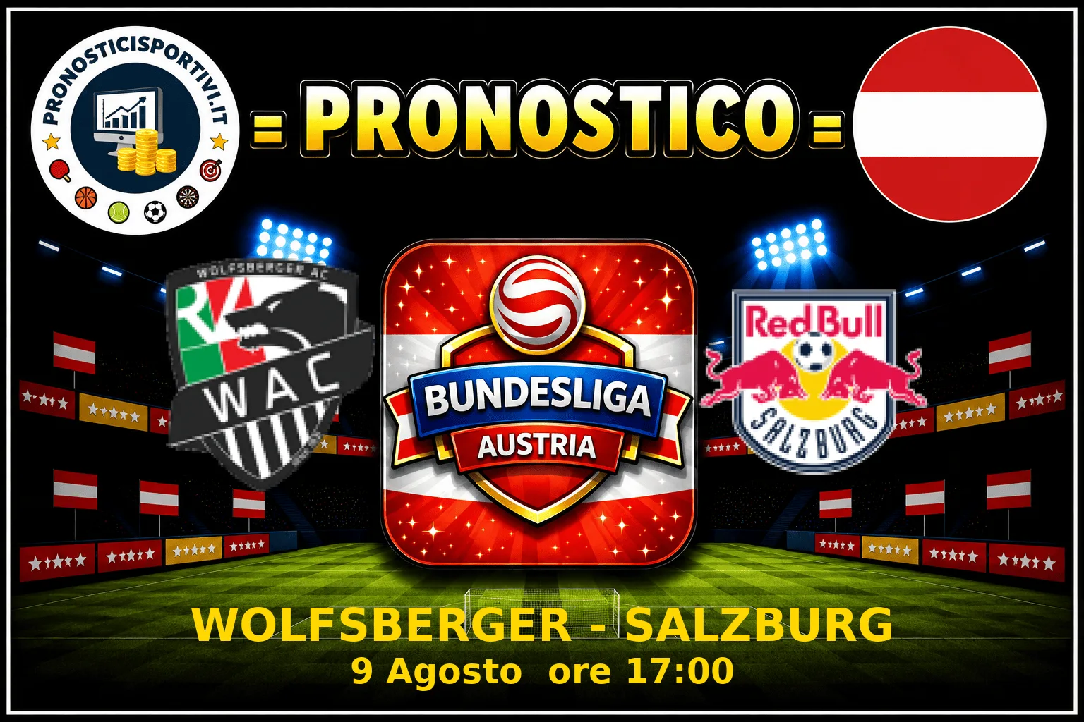 Pronostico Wolfsberger - Salzburg