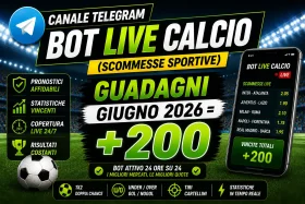 Bot Scommesse Live Calcio Giugno 2026