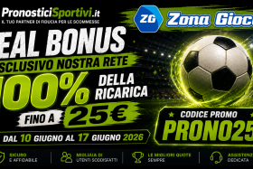 20260610 - ZONA GIOCO BONUS REAL 25EURO