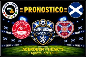 Pronostico Aberdeen - Hearts