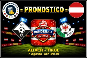 Pronostico Altach - Tirol