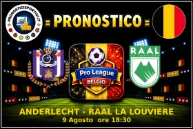 Pronostico Anderlecht - RAAL La Louviere