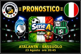 Pronostico Atalanta - Sassuolo
