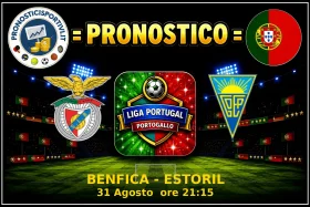 Pronostico Benfica - Estoril