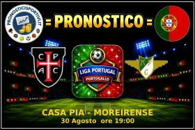 Pronostico Casa Pia - Moreirense