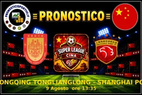 Pronostico Chongqing Tonglianglong - Shanghai Port