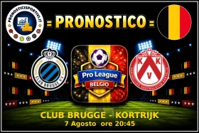 Pronostico Club Brugge - Kortrijk